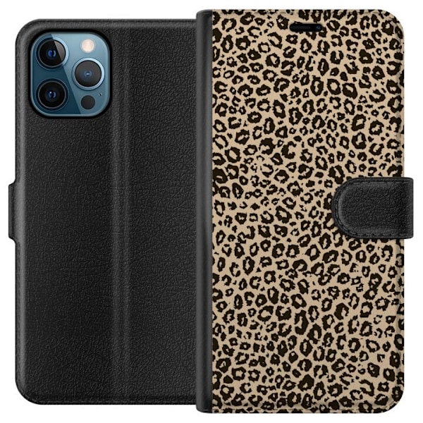 Apple iPhone 12 Pro Max Lompakkokotelo Taite Leopardeista