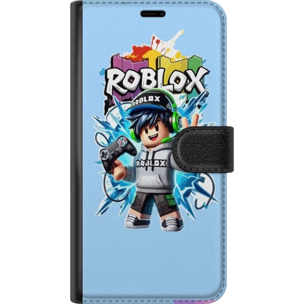 Kompatibel Tegnebogsetui til Samsung Galaxy S10 Lite Roblox-gamerkarakter med headset og controller