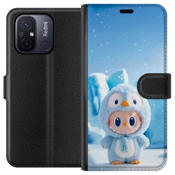 Xiaomi Redmi 12C Lommeboketui svart ridder fortnite