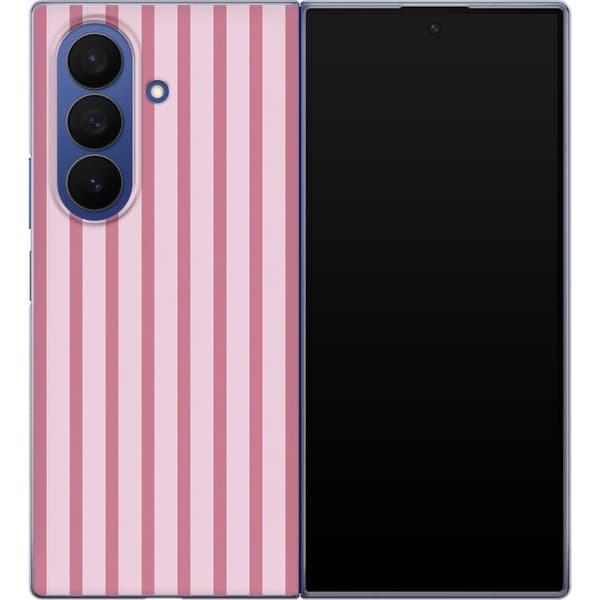 Kompatibelt Mobildeksel til Samsung Galaxy Z Fold7 Rosa striper rosa