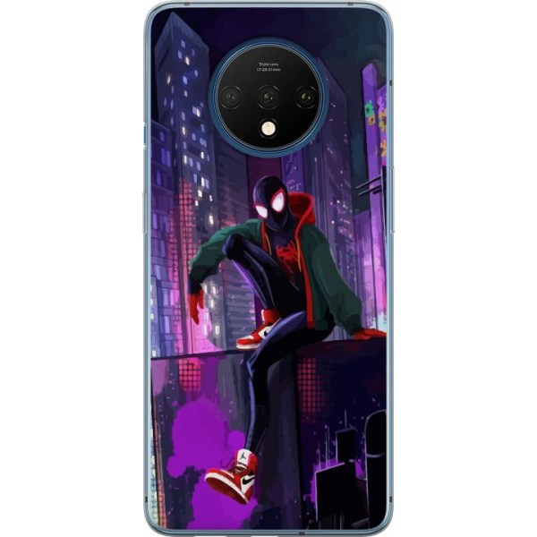 OnePlus 7T Läpinäkyvä kuori Fortnite - Spider-Man