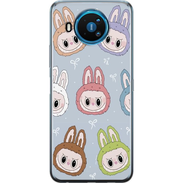 Nokia 8.3 5G Läpinäkyvä kuori Pastel Labubu