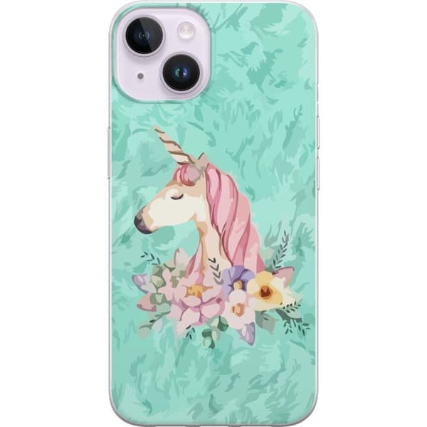 Kompatibelt Mobildeksel til Apple iPhone 14 Unicorn