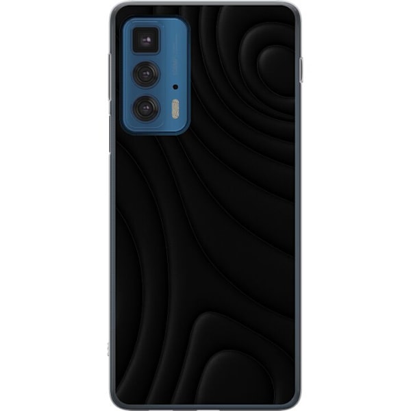 Motorola Edge 20 Pro Läpinäkyvä kuori Tummat Aallot