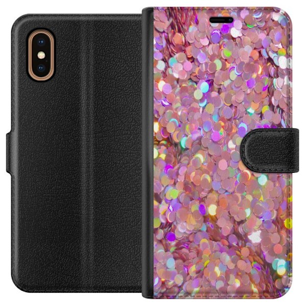 Apple iPhone XS Max Lompakkokotelo Kimalteleva
