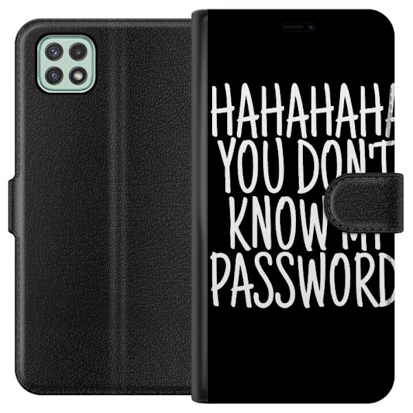 Samsung Galaxy A22 5G Lompakkokotelo Salasana