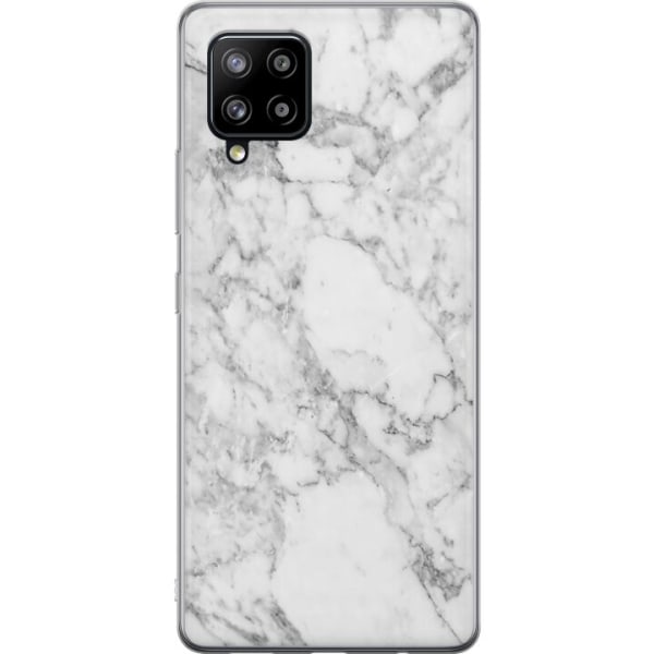 Samsung Galaxy A42 5G Gennemsigtig cover Marmor