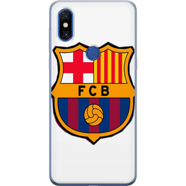 Xiaomi Mi Mix 3 Läpinäkyvä kuori FC Barcelona Emblem Jalkapallo Katalonia Sininen Punainen Seuran Logo Ylpeys La Liga Fanit Ikoninen Kuva