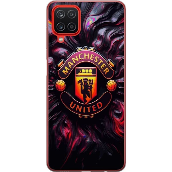 Samsung Galaxy A12 Gennemsigtig cover Manchester United