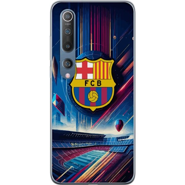 Xiaomi Mi 10 5G Läpinäkyvä kuori FC Barcelona