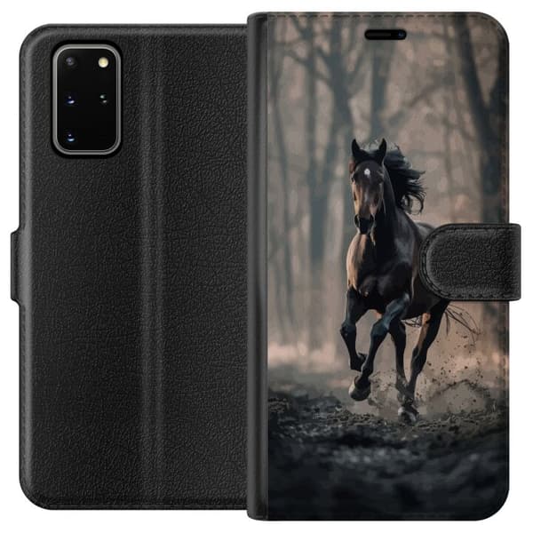 Kompatibelt Plånboksfodral till Samsung Galaxy S20+ Springande Häst