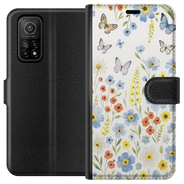 Xiaomi Mi 10T Pro 5G Plånboksfodral Sommarblommor