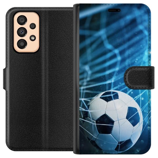 Kompatibelt Plånboksfodral till Samsung Galaxy A33 5G Fotboll