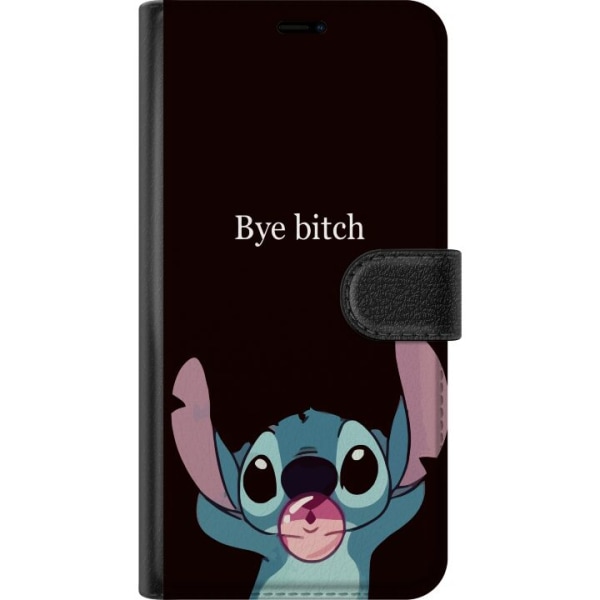 OnePlus 6T Tegnebogsetui Bye bitch, Stitch