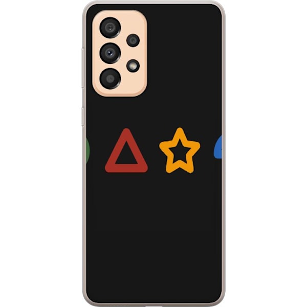 Samsung Galaxy A33 5G Gennemsigtig cover Squid Game