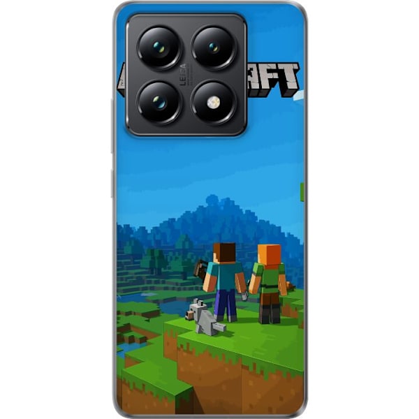 Xiaomi 14T Genomskinligt Skal Minecraft Key Art