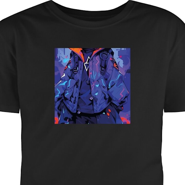 Barn-T-shirt | Bekväm T-shirt för Barn Fortnite svart 1-2 År