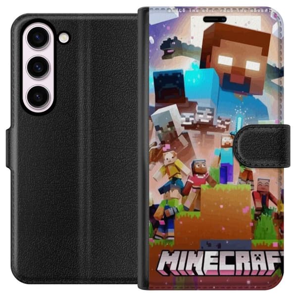 Kompatibelt Plånboksfodral till Samsung Galaxy S23 Minecraft