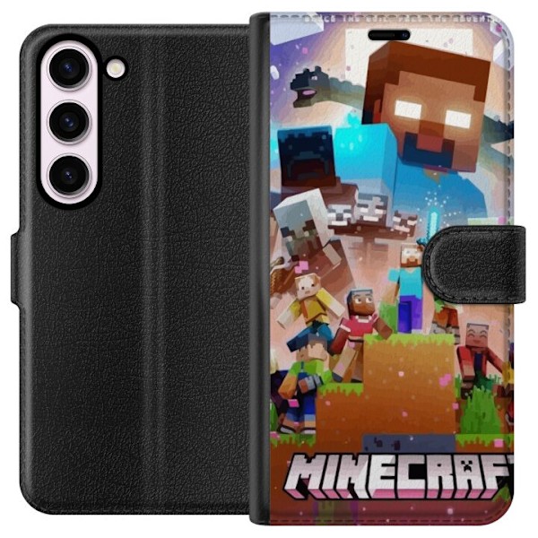 Samsung Galaxy S23 Tegnebogsetui Minecraft