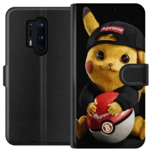 OnePlus 8 Pro Lompakkokotelo Pikachu Supreme