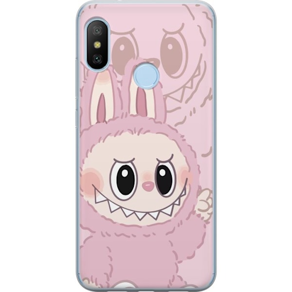 Xiaomi Mi A2 Lite Läpinäkyvä kuori Labubu Floral Freak
