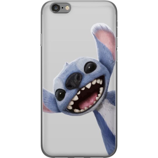 Apple iPhone 6 Läpinäkyvä kuori Stitch liikkeessä - Kawaii-suunnittelu faneille ja lapsille