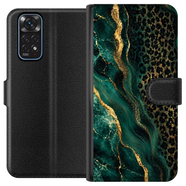 Kompatibelt Plånboksfodral till Xiaomi Redmi Note 11 Emerald Wild grön