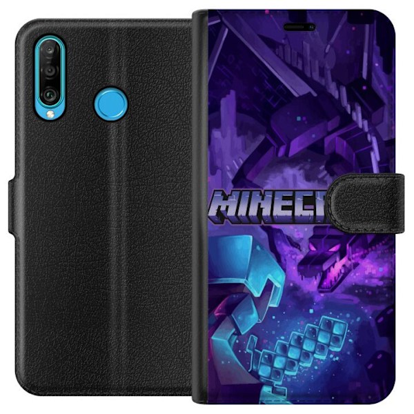 Huawei P30 lite Tegnebogsetui Minecraft
