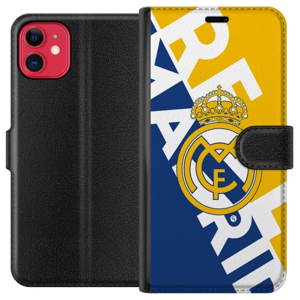 Kompatibel Tegnebogsetui til Apple iPhone 11 Real Madrid