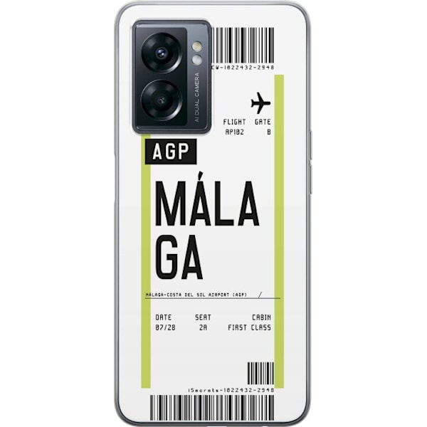 OnePlus Nord N300 Gennemsigtig cover Malaga