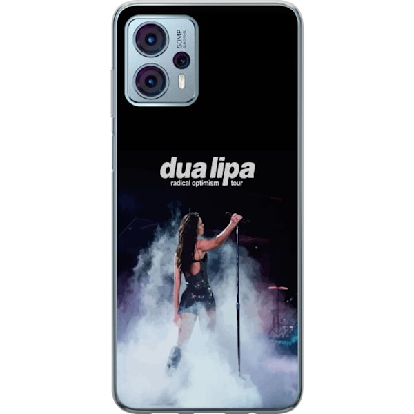 Motorola Moto G23 Genomskinligt Skal Dua Lipa – Signature Looks & Vibes