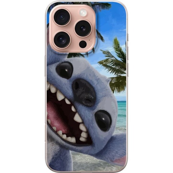 Apple iPhone 16 Pro Läpinäkyvä kuori Stitch-matkapuhelinkotelo, jossa on suloiset ystävyysmaalaukset.