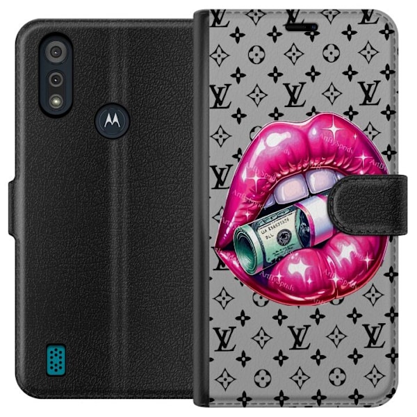 Motorola Moto E6i Lommeboketui LV Money Lip