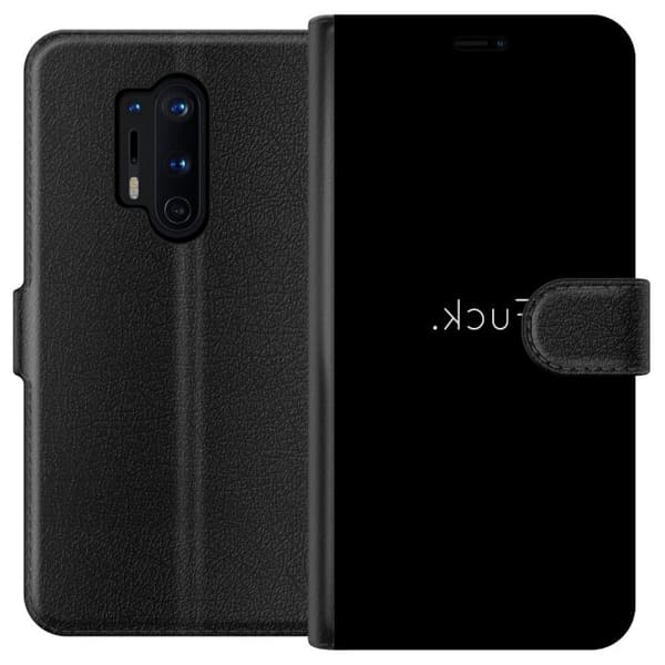 Kompatibelt Plånboksfodral till OnePlus 8 Pro >FUCK<