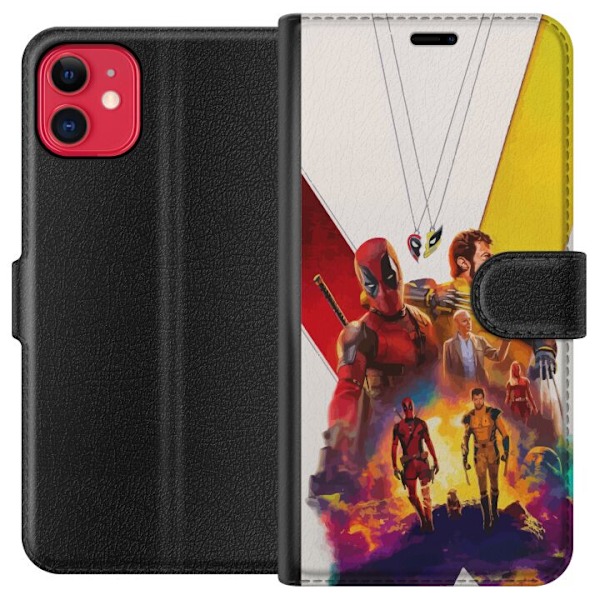 Apple iPhone 11 Lommeboketui Wolverine Deadpool