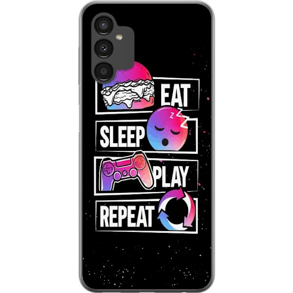 Samsung Galaxy A04s Gennemsigtig cover Spise Sov Spille