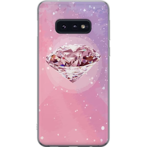 Samsung Galaxy S10e Gennemsigtig cover Glitter Diamant