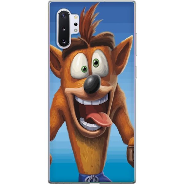 Samsung Galaxy Note10+ Läpinäkyvä kuori Crash Bandicoot