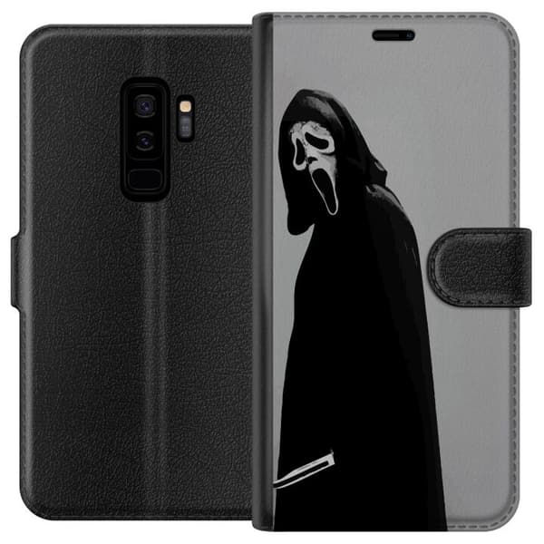 Kompatibel Tegnebogsetui til Samsung Galaxy S9+ Spøgelsesmaske