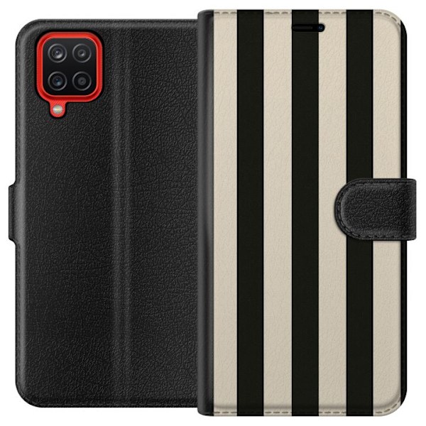 Samsung Galaxy A12 Plånboksfodral Line Flow