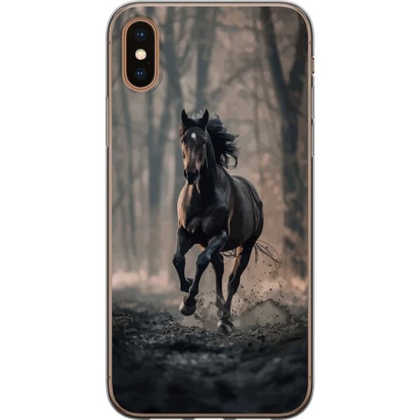 Kompatibelt Mobildeksel til Apple iPhone XS Springende Hest