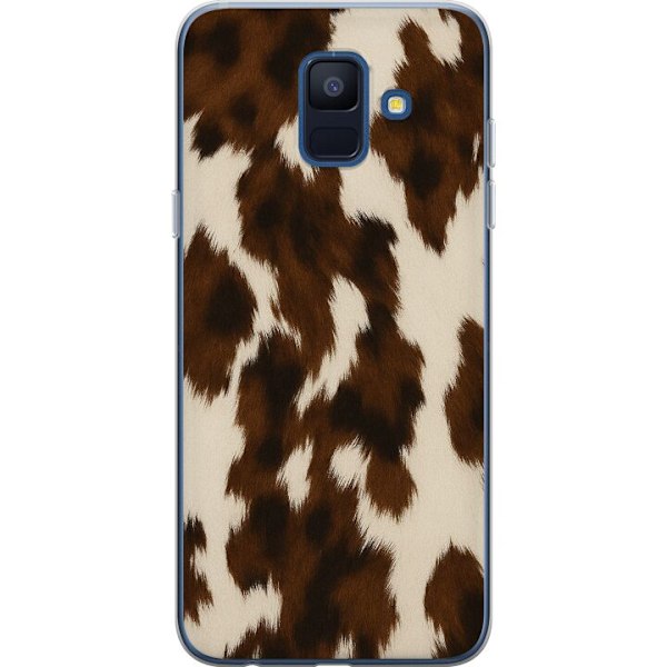 Samsung Galaxy A6 (2018) Läpinäkyvä kuori Värisuihku