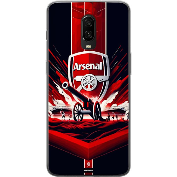 OnePlus 6T Genomskinligt Skal Arsenal