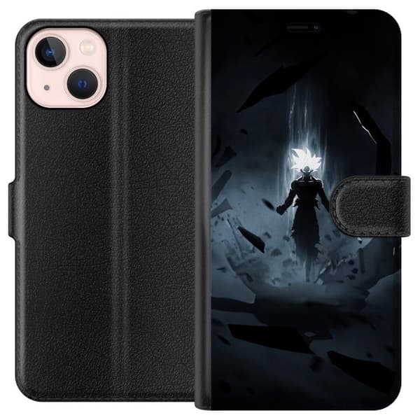 Kompatibel Tegnebogsetui til Apple iPhone 13 mini Skyggekriger sort