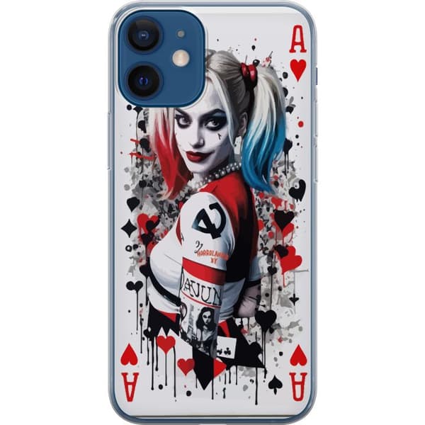 Kompatibelt Mobildeksel til Apple iPhone 12 mini Harley Quinn Spillkort Pop Art Illustrasjon