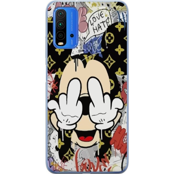 Xiaomi Redmi 9T Gennemsigtig cover Mickey Mouse LV