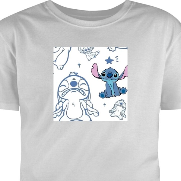 Børne T-shirt | Behagelig T-shirt til Børn Søm grå 5-6 År