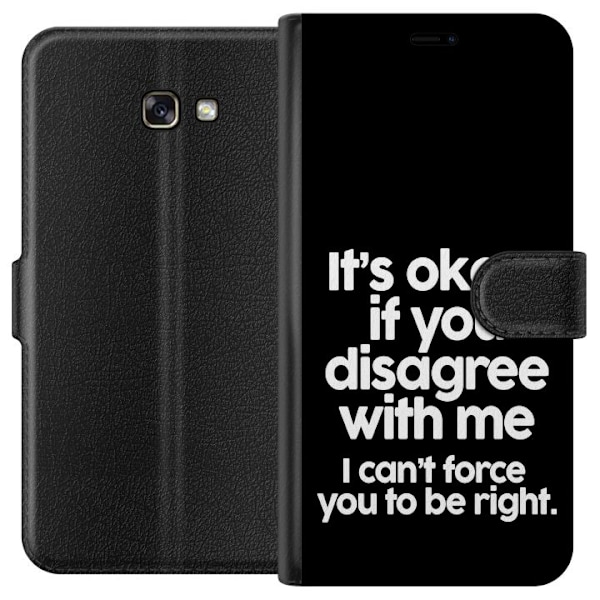 Samsung Galaxy A3 (2017) Tegnebogsetui Tekst