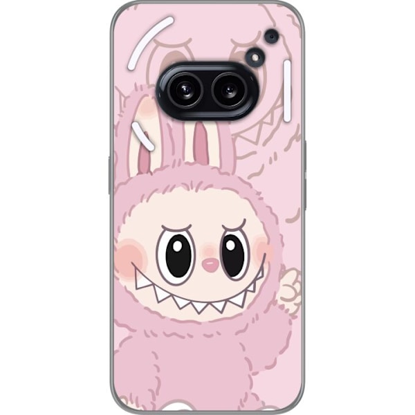 Nothing Phone (2a) Genomskinligt Skal Labubu Floral Freak –