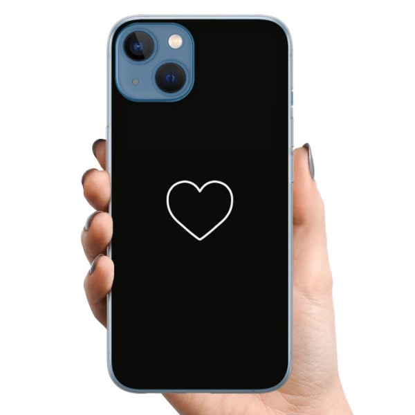 Apple iPhone 13 TPU Mobildeksel Hjerte